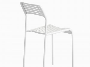 Ikea adde chair black 3D 模型