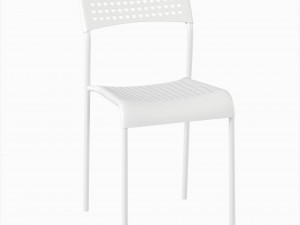 Ikea adde chair black 3D 模型