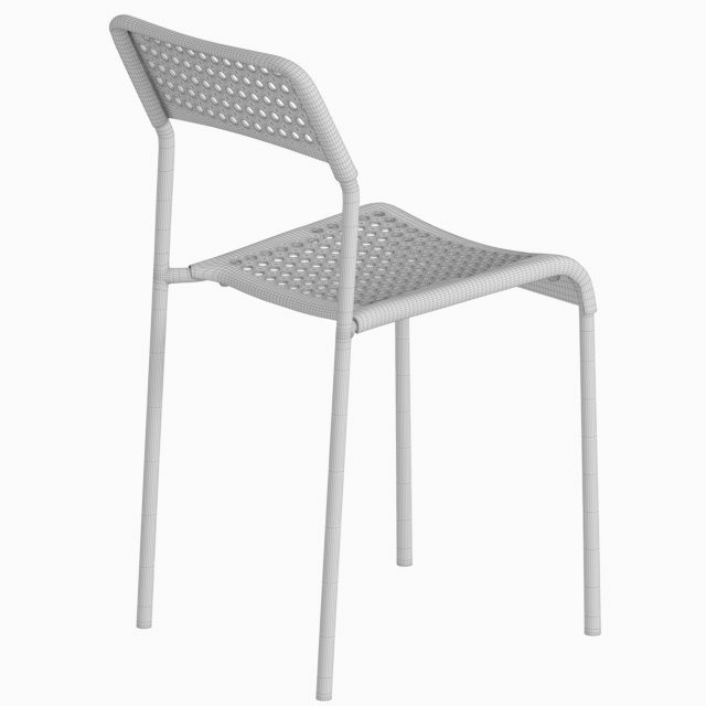 Ikea adde chair 2025 white