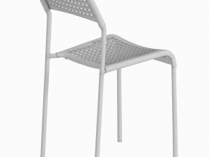 Ikea adde chair black 3D 模型
