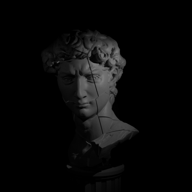David 3D Model .c4d .max .obj .3ds .fbx .stl .blend 