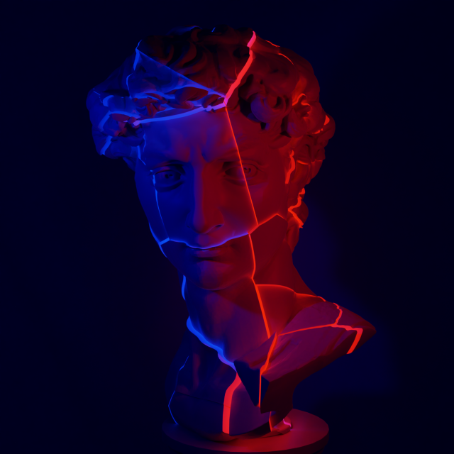 David Modèle 3D .c4d .max .obj .3ds .fbx .stl .blend 