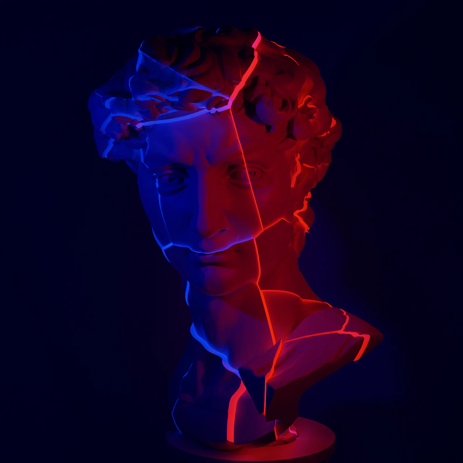 David 3D Model .c4d .max .obj .3ds .fbx .stl .blend 