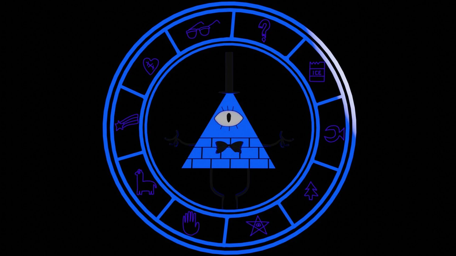 Biil chiper Gravity Falls 3D Model .c4d .max .obj .3ds .fbx .stl .blend 