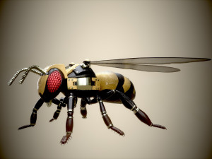 Mechanical bee 3D Model