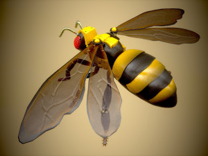 Mechanical bee 3D Model