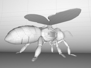 Mechanical bee 3D Model