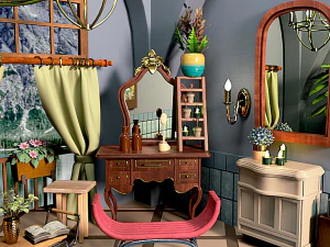 Stylized bath room 3D Model