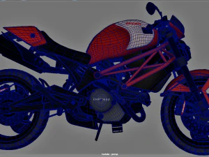 Motocycle Ducaty 3D Model