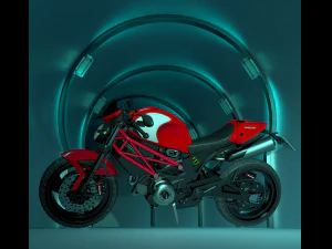 Motocycle Ducaty 3D Model