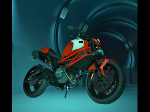 Motocycle Ducaty 3D Model