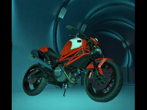 Motocicleta Ducati Modelo 3D
