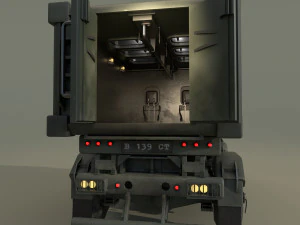 Military truck 3D Model