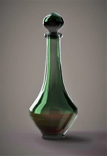 Bottle 3D Model .c4d .max .obj .3ds .fbx .stl .blend