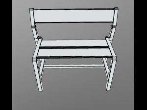 Bench 3D Model