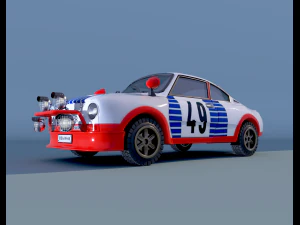 Skoda 130 3D Model