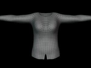 Alien Female Cartoon Modelo 3D