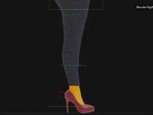 Alien Female Cartoon 3D Model