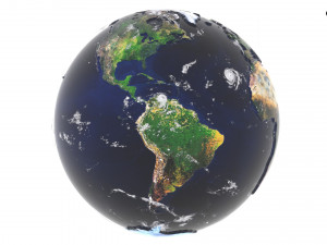 3D Earth Hyper Realistic Modelo 3D