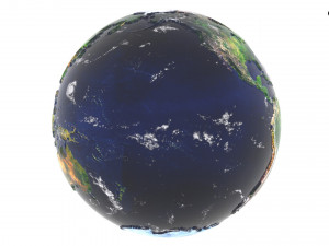 3D Earth Hyper Realistic Modelo 3D