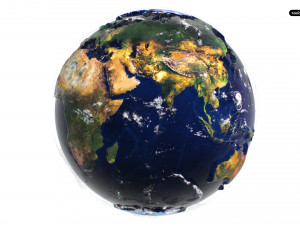3D Earth Hyper Realistic Modelo 3D