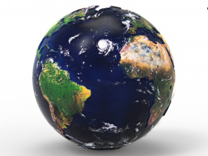 3D Earth Hyper Realistic Modelo 3D