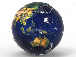 3D Earth Hyper Realistic Modelo 3D