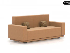 Realistic Modern Sofa Set Design 3D Model