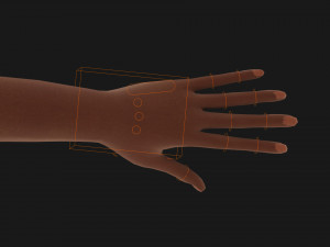 Black Boy Lowpoly Character 3D Model