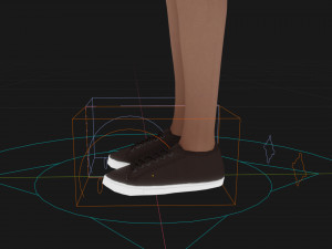 Black Boy Lowpoly Character 3D Model