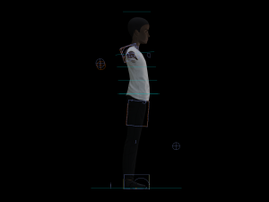 Black Boy lowpoly 3D मॉडल