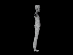 Black Boy lowpoly 3D मॉडल