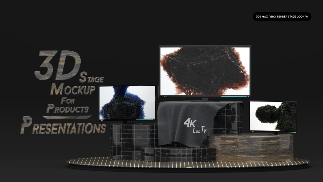 Stage For 3D Product Visualization CG テクスチャ .c4d .max .obj .3ds .fbx .stl .blend 