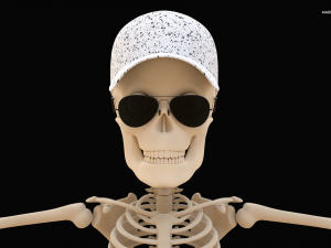 Cartoon Skeleton 3D Realistic 3D Model