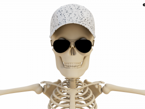 Cartoon Skeleton 3D Realistic 3D Model