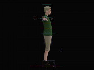 Modern Tarzan Lowpoly 3D Model
