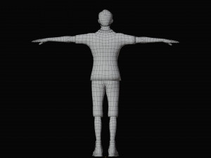 Modern Tarzan Lowpoly 3D Model