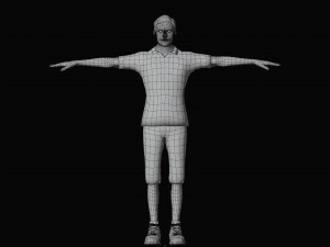 Modern Tarzan Lowpoly 3D Model