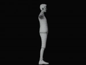 Modern Tarzan Lowpoly 3D Model