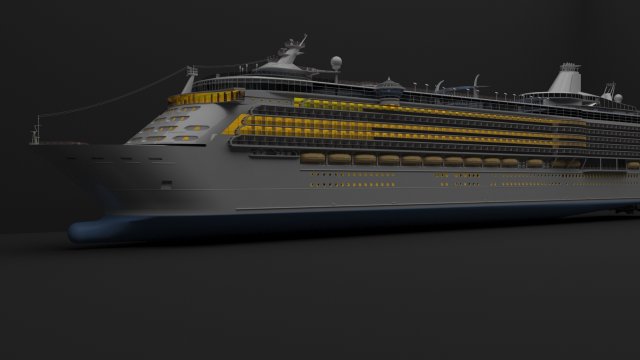 Ship 3D 模型 .c4d .max .obj .3ds .fbx .stl .blend 