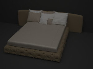 Bed 3D 모델