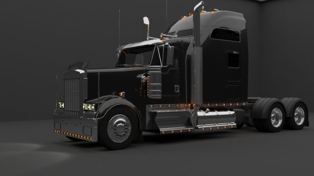 TIR 3D Модель .c4d .max .obj .3ds .fbx .stl .blend 