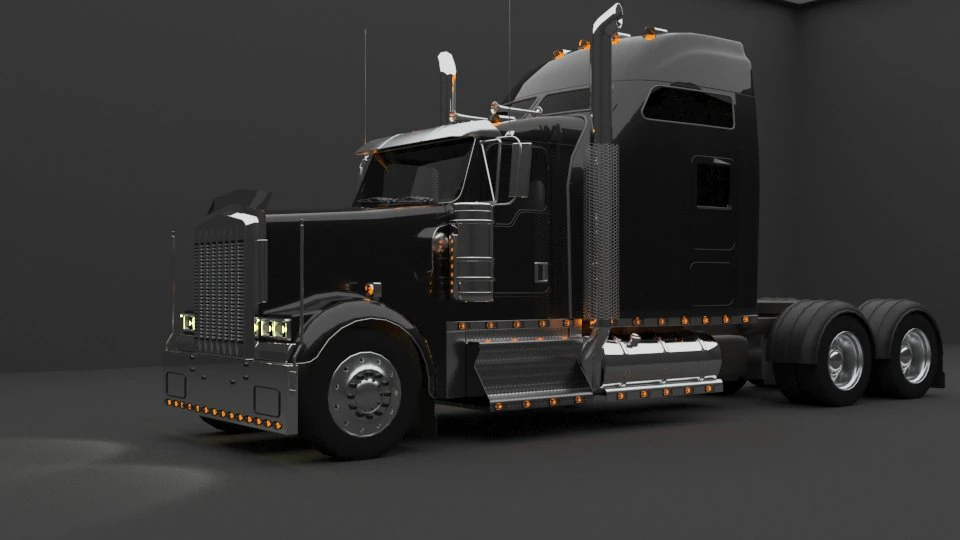 TIR 3D Model .c4d .max .obj .3ds .fbx .stl .blend