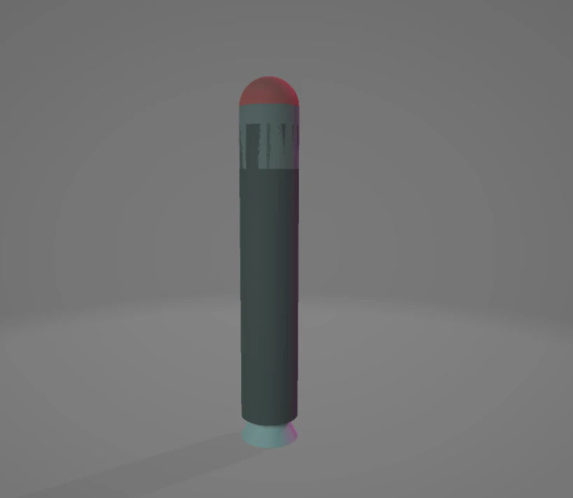 Una bomba nucleare Modello 3D .c4d .max .obj .3ds .fbx .stl .blend 