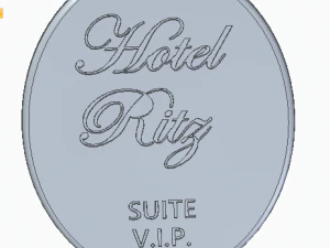 LLAVERO HOTEL RITZ 3D Print Model