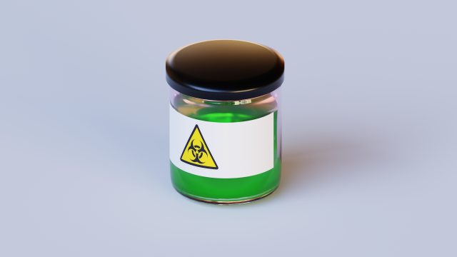 Poison in a jar CG Textures .c4d .max .obj .3ds .fbx .stl .blend 