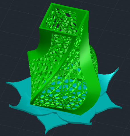 Arabesque candle holder 3D-printmodel .c4d .max .obj .3ds .fbx .stl .blend 