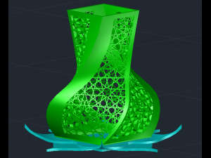 Arabesque candle holder 3D-printmodel