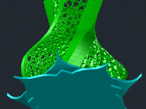 Arabesque candle holder 3D-printmodel
