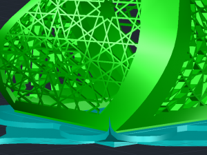 Arabesque candle holder 3D-printmodel